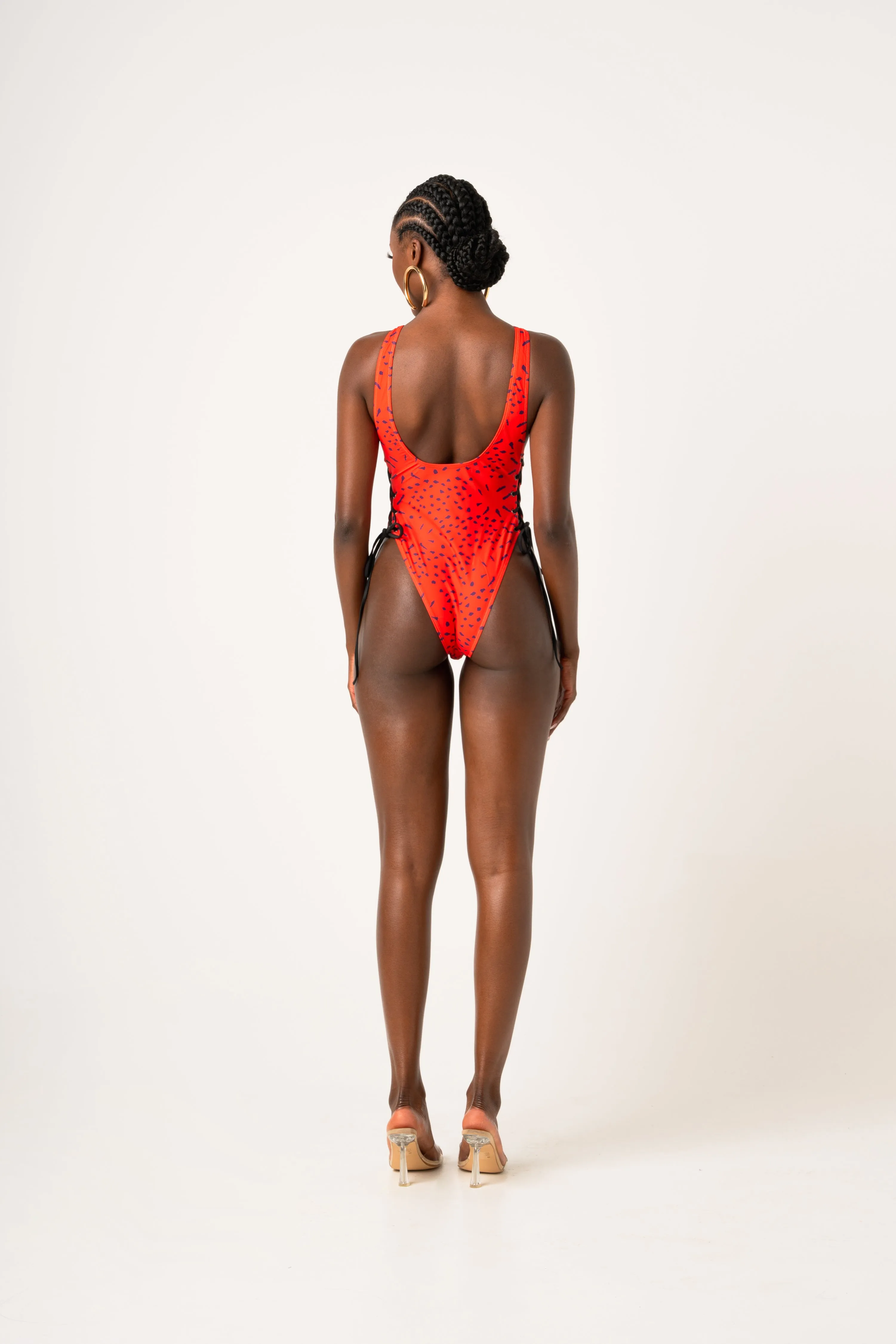 SAMIAH SIDE TIE ONE PIECE SWIMSUIT