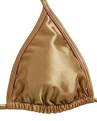 Sexy Triangle String Halter Two Piece Swimsuits
