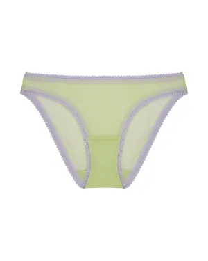 Solid Mesh Hip Bikini