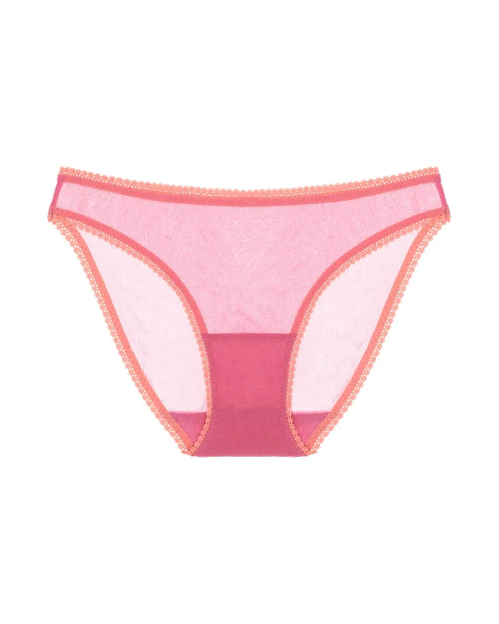 Solid Mesh Hip Bikini