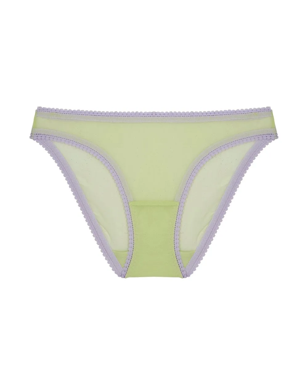 Solid Mesh Hip Bikini
