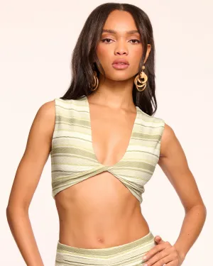 Striped Oliwia Bikini Top