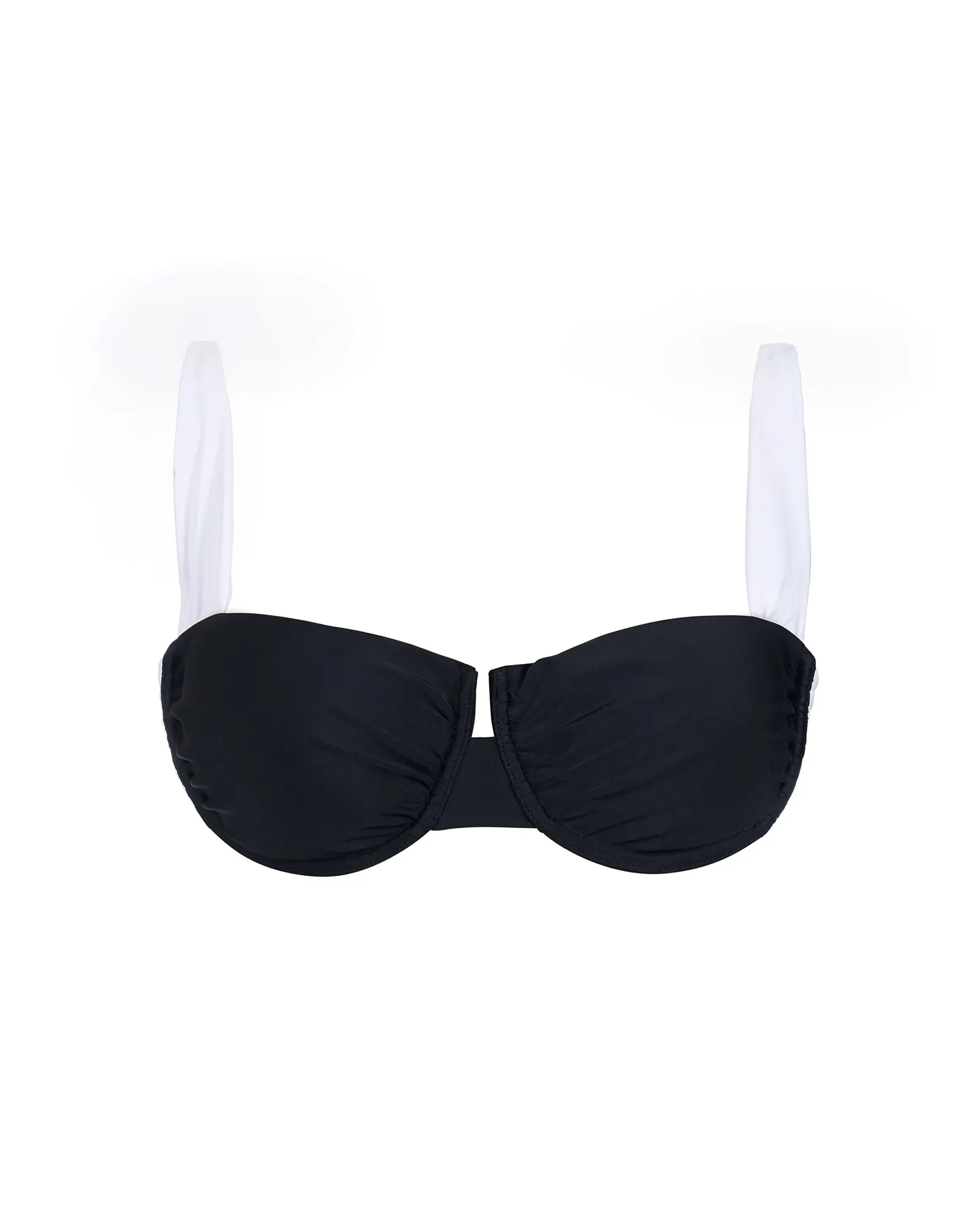 Sweetie Bikini Top - Black/White