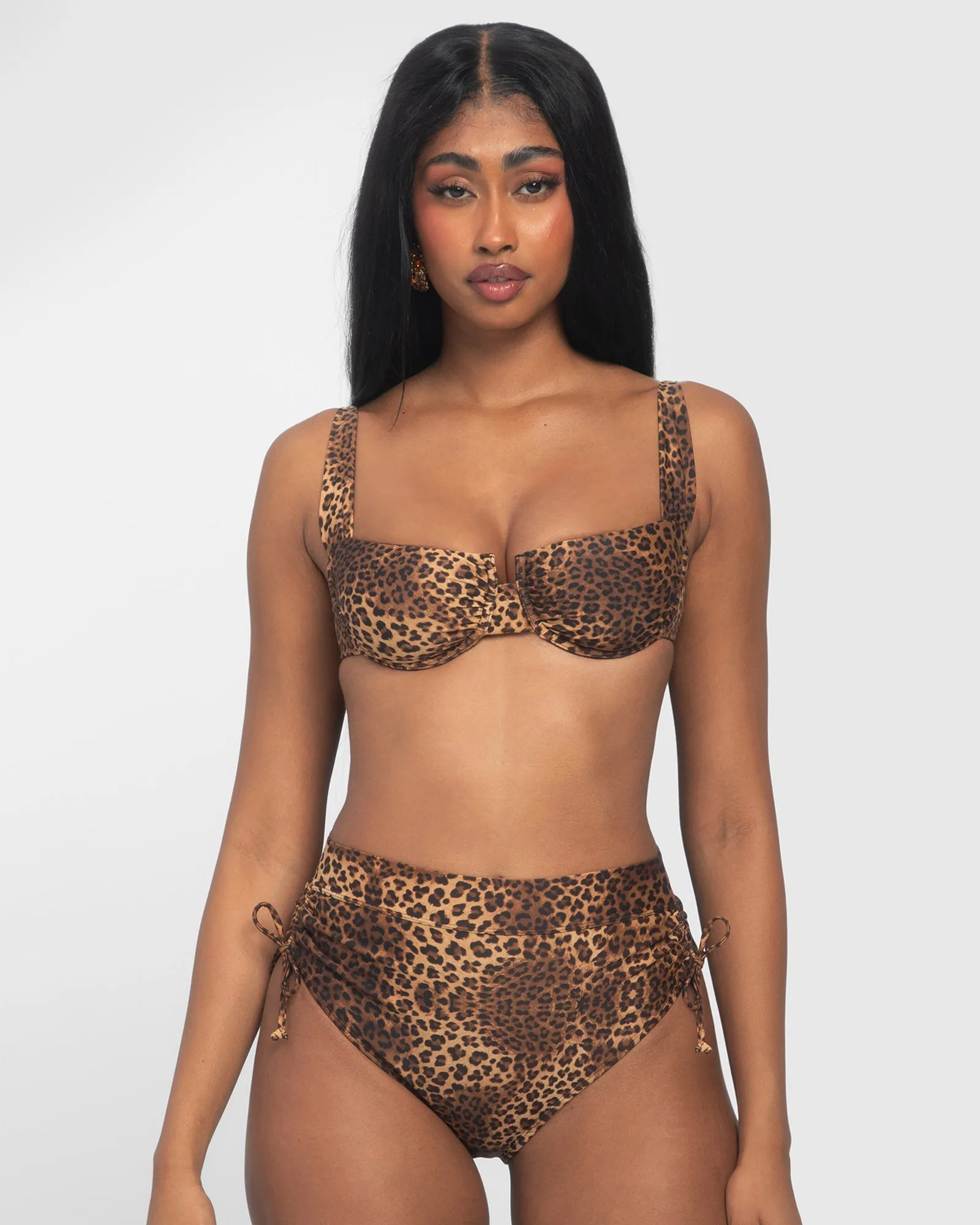 Sweetie Bikini Top - Spotted Leopard