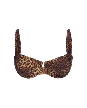 Sweetie Bikini Top - Spotted Leopard