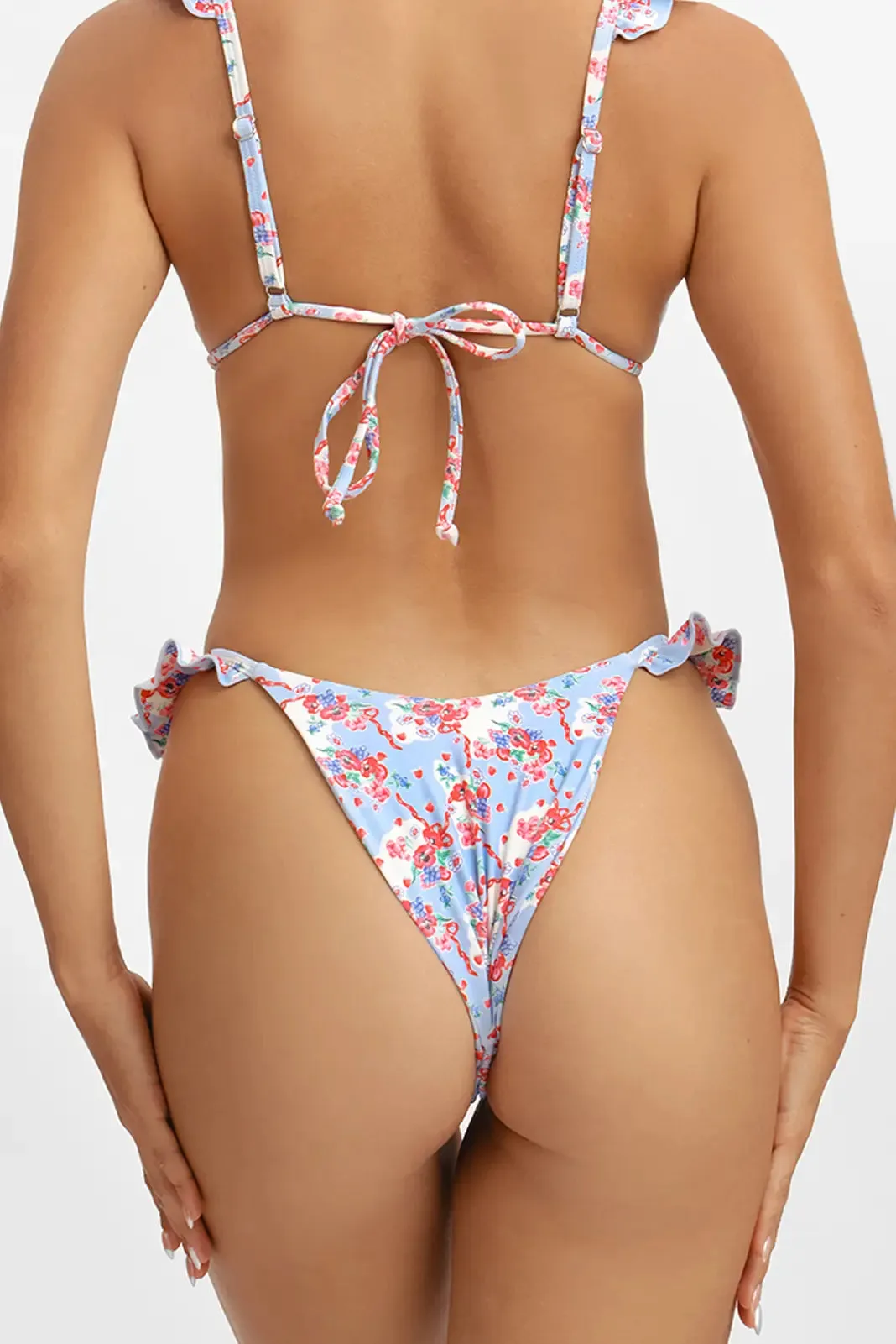 Tessa Ruffled Cheeky Bottoms / Summer Berries FINAL SALE