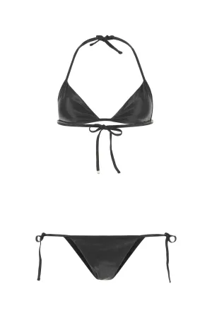 The Attico Halterneck Two-Piece Bikini Set