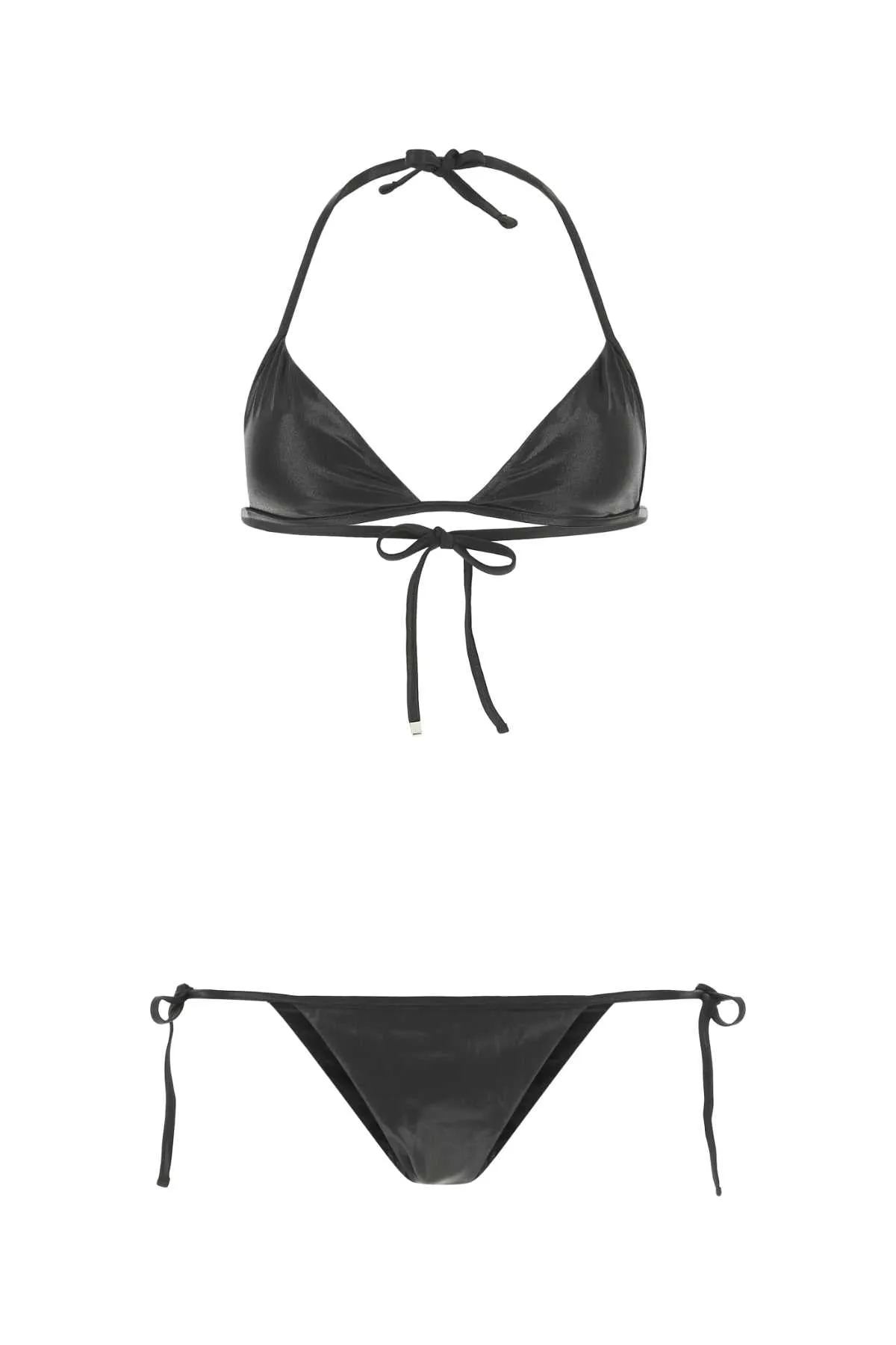The Attico Halterneck Two-Piece Bikini Set