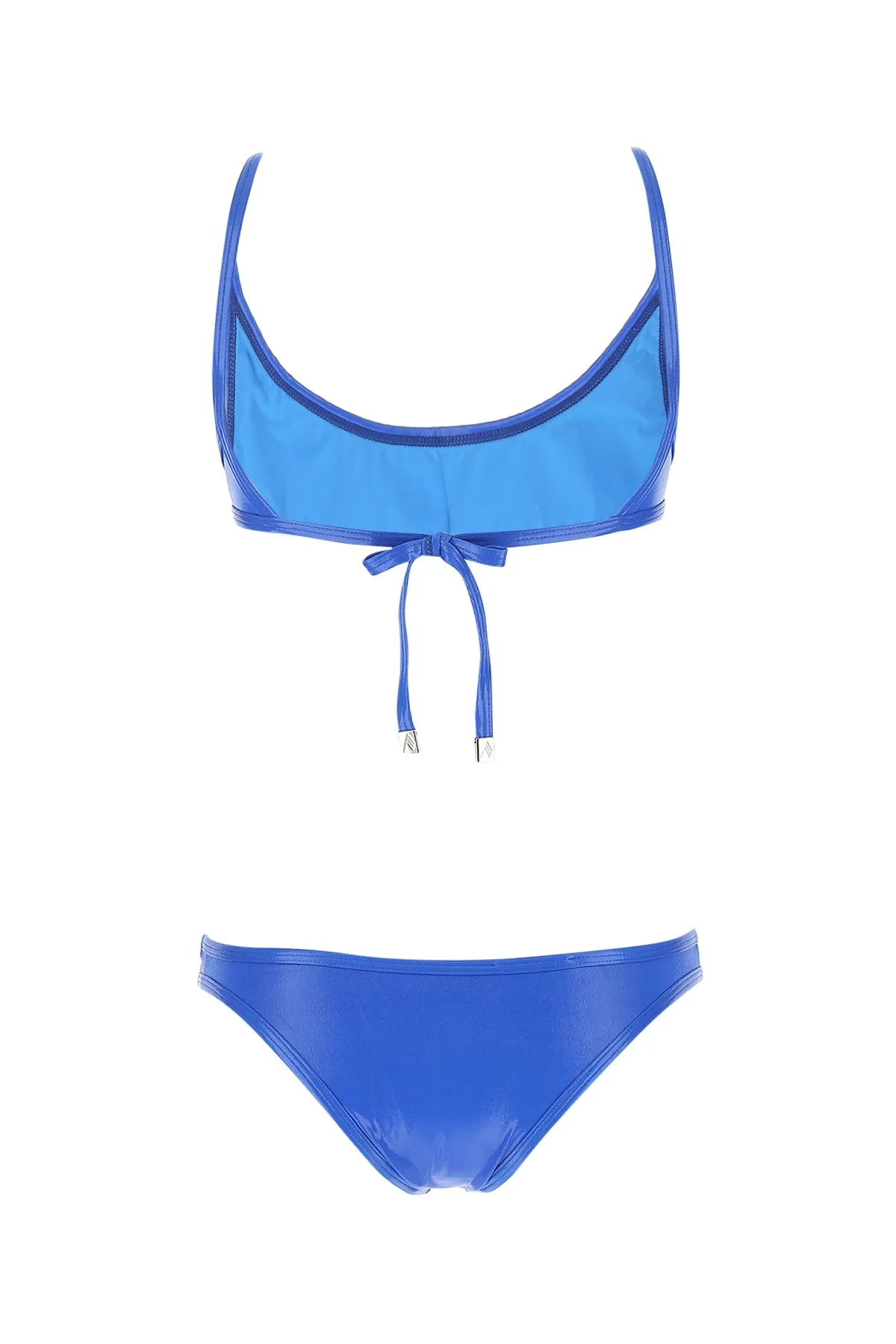 The Attico Logo Printed Bikini Set