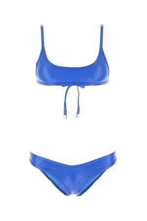 The Attico Logo Printed Bikini Set