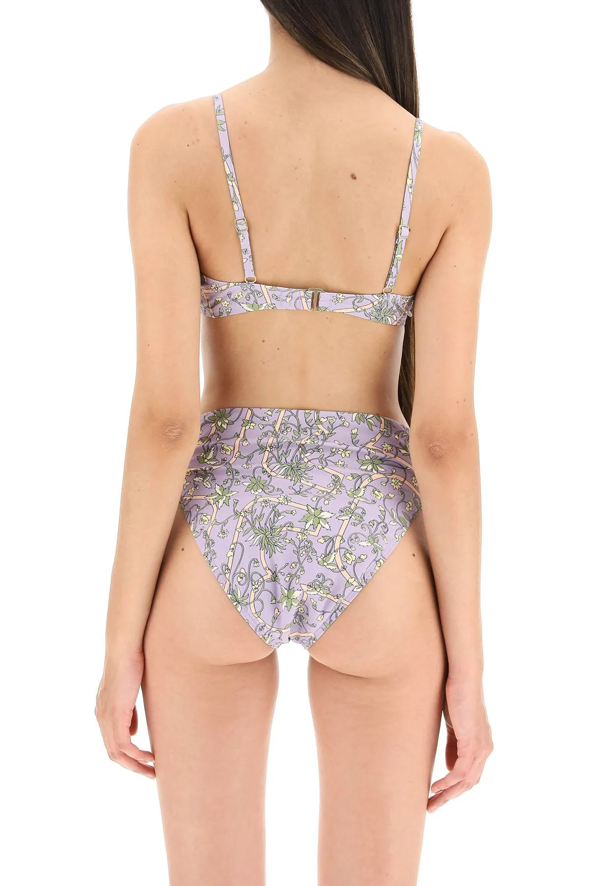 Tory Burch Floral Printed Underwire Bikini Top