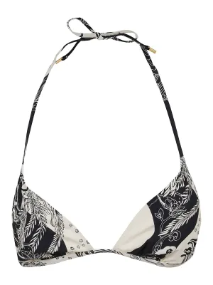Tory Burch Graphic Printed Bikini Top